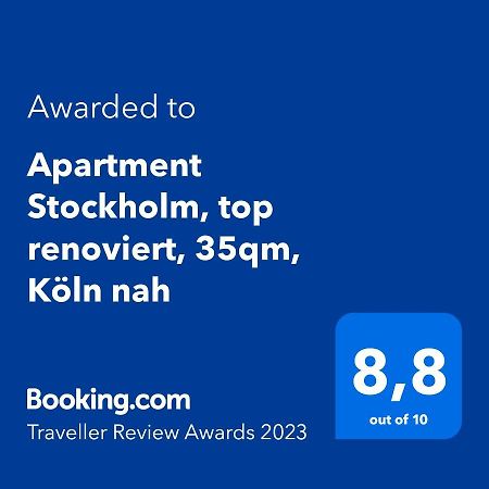 ברגיש גלאדבך Apartment Stockholm, Top Renoviert, 35Qm, Koeln Nah מראה חיצוני תמונה