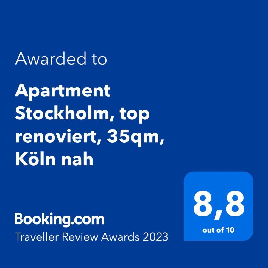 ברגיש גלאדבך Apartment Stockholm, Top Renoviert, 35Qm, Koeln Nah מראה חיצוני תמונה